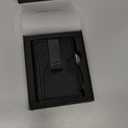 typecase Wallet for Men: Rfid-blocking with Money Clip Slim Leather Bifold ID Window Smart Pop Up Card Case Front Pocket Wallet with Gift Box (Carbon Fiber Black)