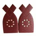 30pcs 40 Grit Sanding Pads Large Mouse Detail Sander Sandpaper 8 Holes Hook and Loop Mouse Sander Pads for Black and Decker KA220G KA230 Mega Mouse Cyclon Sandstorm Craftsman Sanding Sheets