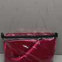 BULBUL Living Room Velvet Window Curtains 84 inch Length- 2 Panels Hot Pink Blackout Window Drapes Curtain Thermal Insulated Room Darkening Decor Grommet Curtains for Bedroom