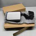 Passenger+Driver Side View Mirror Black Pair Side Mirror Replacement fit for 1987 1988 1989 1990 1991 1992 1993 1994 1995 1997 1998 1999 2000 2001 2002 for Jeep Wrangler with Manual Folding