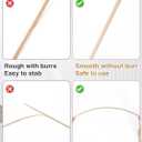 3/4 x 12 Inch 10 PCS Square Dowel Rods Wood Sticks Wooden Dowel Rods - Unfinished Bamboo Sticks - for Crafts,Home Decor, Model Making and DIYers