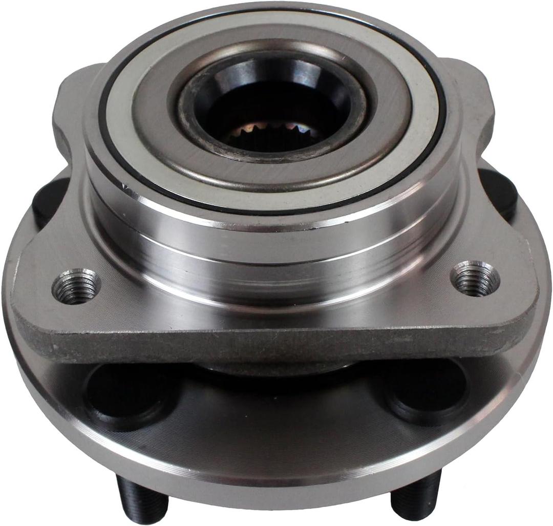 Autoround 513123 Front Wheel Bearing and Hub Assembly Compatible with Dodge Caravan, Grand Caravan, Chrysler Town Country, Plymouth/Chrysler Voyager, Prowler, 1996-2007 5 Lug Non-ABS