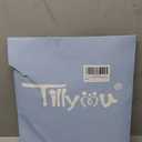 TILLYOU Baby Bassinet Sheets for Girls Boys 2 Pack Baby Sheets for Square Rectangle Oval Bassinet Mattress 33X16 Inch, Brilliant Little Flowers and Purple