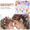 Obeoby 128 Pcs Mini Butterfly Hair Claw Clips, Toddler Baby Girl Hair Clips - Cute Hair Accessories Holiday Birthday Gifts (32 Colors)