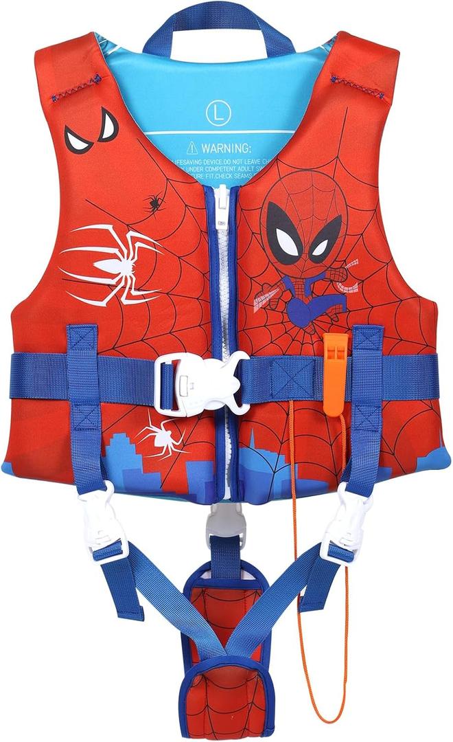 Toddler Swim Vest with Adjustable Strap for  Boys Girls Swimming Aids for  Years Toddlers Kids Float Jacket Suit for Swim Sea Beach Water Pool XL