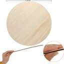 20 Pack 12 Inch Wood Circles for Crafts CertBuy Unfinished Wood Rounds Wooden Cutouts for Door Hanger Painting Crafts Door Design Wood Burning Christmas Home and Wedding Decorations