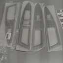 Armrest Window Switch Panel Cover，for Ford Fusion 2013 2014 2015 2016 2017 2018 2019 2020，Door Window Control Panel Cover Car Sport Interior Accessories - Carbon Fiber