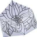 3 x Fun Express Color Your Own Flower Kaleidocycles - 12 Pieces, 5" x 12.5"