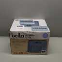 bella 4 Qt TriZone Air Fryer, EverGood Ceramic Nonstick Coating, Dual Basket Design w Removable Divider, Digital Touchscreen Control w 6 Preset Cooking Options, 1200 Watt, 3lb Capacity, Surf