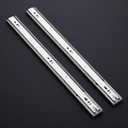 Ravinte 10 Pairs 20 Pack Full Extension Ball Bearing Mount Drawer Slides Soft Close 22 Inch Drawer Slides Silver Rails Track