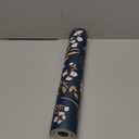 Laatse Dark Blue Leaf Wallpaper Peel and Stick Dark Floral Wallpaper for Bedroom Vintage Leaf Contact Paper Waterproof Self Adhesive Boho Floral Wall Paper for Bedroom Walls Countertop 17.5in x 393in