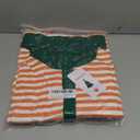 ZESICA Sweatshirts for Womens Long Sleeve Lapel V Neck Striped Oversized Tops, Size Medium