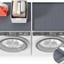 Washer Dryer Countertop, Laundry Countertop with Edge, 27.5" Depth x 54" Washer and Dryer Countertop for Laundry Room Organization and Storage (Dark Gray)