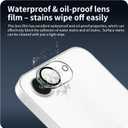 4-Pack Camera Lens Protector for iPhone 17e/16e, 9H Tempered Glass Camera Cover Screen Protector Accessories, HD Clarity, Anti-scratch, Case Friendly, Shockproof Full Protective