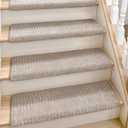 Domnesto Rounded Bullnose Carpet Stair Treads - 15 Pack, 32"
Thick Cushioned Peel & Stick Self-Adhesive Backing Textured Cut & Loop Surface Soft Plush Tape-Free Pet Friendly
