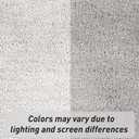 CHEZARTEMIS Luxury Quick Dry Non-Slip Bathroom Rugs17'' x 24'' Light Grey Highly Absorbent Washable and Ultra Soft, Extra Thick Fluffy Bath Mats for Shower/Kitchen/Bathtub Floor