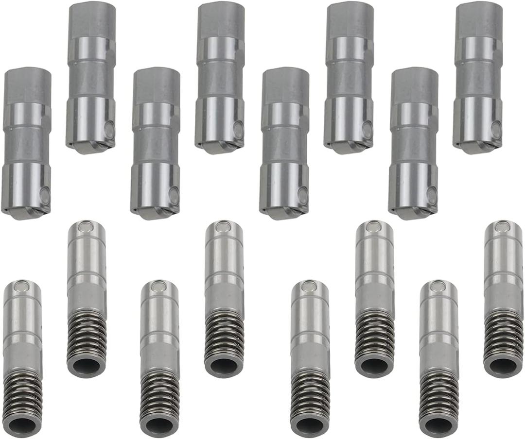 NEWZQ 8Pcs Valve Tappets and 8Pcs Valve Lifters Replacement for Chevy GMC Suburban Tahoe Yukon Sierra 5.3L 6.0L 6.2L Engines 25349994 12564012 12576400