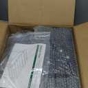 SERWALL Shower Bench, 18" Shower Stool for Inside Shower, HDPE Waterproof Shower Seats for Adults with Storage Shelf & Handles, 360 lbs Capacity Blue