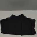 Soft Chiffon Shawl Wraps Shrug for Evening Dress Wedding Vintage Style Cape for Women (Black)