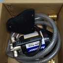 Acquaer Portable Electric Utility Water Transfer Pump 115V 1/10 HP with Suction Hose Kit, Low Suction Water Removal for Water Beds, Pools, Rain Barrel, Aquariums