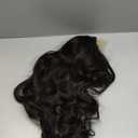 X-TRESS Black Lace Front Wigs Synthetic for Women,28Inch Wear and Go Glueless Body Wave Middle Part Front Lace Hairline Wig Pre-Plucked Heat Resistant Synthetic Wig for Daily Baby hair 1B black