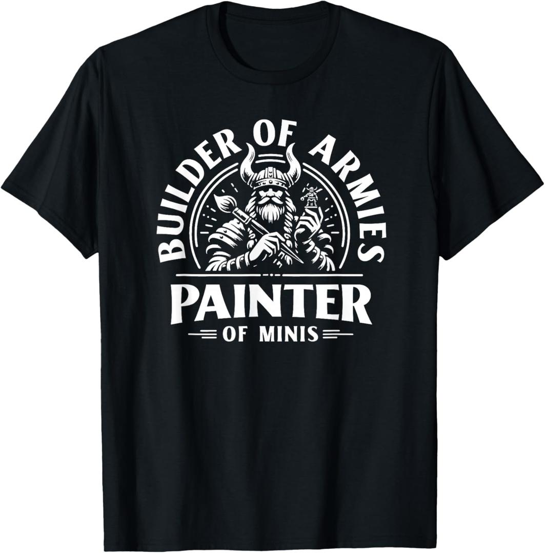 Painting Miniatures Role Playing Game Fantasy Warrior Minis T-Shirt Small