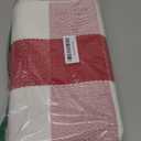 Christmas Outdoor Rugs 24 x 51''Red White Buffalo Plaid Front Porch Rug Hand-Woven Machine Washable Indoor/Outdoor Layered Door Mats for Entryway/Bedroom/Outdoor