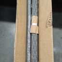 Helios&Hestia Square All Weather Rattan Wicker Outdoor Coffee Side End Table with Glass Top for Patio, Deck, Backyard, Garden, Grey