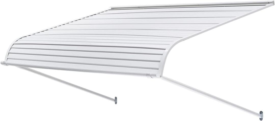 VEVOR Aluminum Awning 60 x 42 in, Durable Window Awning Door Canopy, Lightweight and Stable Aluminum Awnings for Doors Exterior Rain Snow Sunlight Protection for Door Entrance Windows Patio Porch