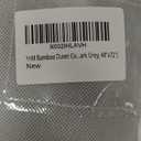 YnM Exclusive Cooling Duvet Cover for Weighted Blankets with 16 Strings (Dark Grey, 48"x72")