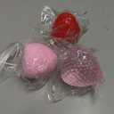 3PCS Big Strawberry Squishies, Handmade Sticky Squishies Strawberry for Adults Relaxation