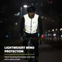 ReflecToes Reflective Safety Vest for Night Visibility – Hi Vis Running & Cycling Gilet – Lightweight, Breathable Outer Layer (Lightweight, XX-Large)