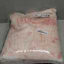 Area Rug 3x5 - Vintage Pink Honeycomb Non Slip Backing Area Rugs Soft Faux Wool Carpet Foldable & Machine Washable Rugs for Living Room Bedroom Dining Room Home Office