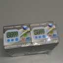 12 Pack Digital Kitchen Timer for Cooking Big Digits Loud Alarm Magnetic Backing Stand Cooking Timers for Baking (White,Orange, Black, Green and Blue)