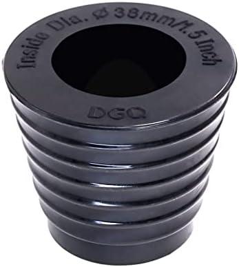 DGQ Patio Umbrella Cone Umbrella Wedge Plug for Patio Table Hole Opening 2-2.5 Inch (Black)