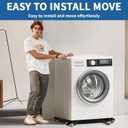 Heavy Duty Furniture Movers with 4 Wheels,Furniture Lift Mover Tool Set with 2000 lbs Load Capacity, Easy Sliders Dolly with Removable Side Guards&Brake, for Moving Appliance,Sofa etc (Orange)