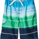 Kanu Surf Boys' Barracuda Quick Dry UPF 50+ Beach Swim Trunk (3T, Apollo Navy)
