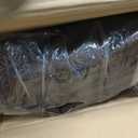 Englander First Ever Microfiber Air Mattress, Microfiber Airbed with Built in Pump Queen Brown/Cream Top