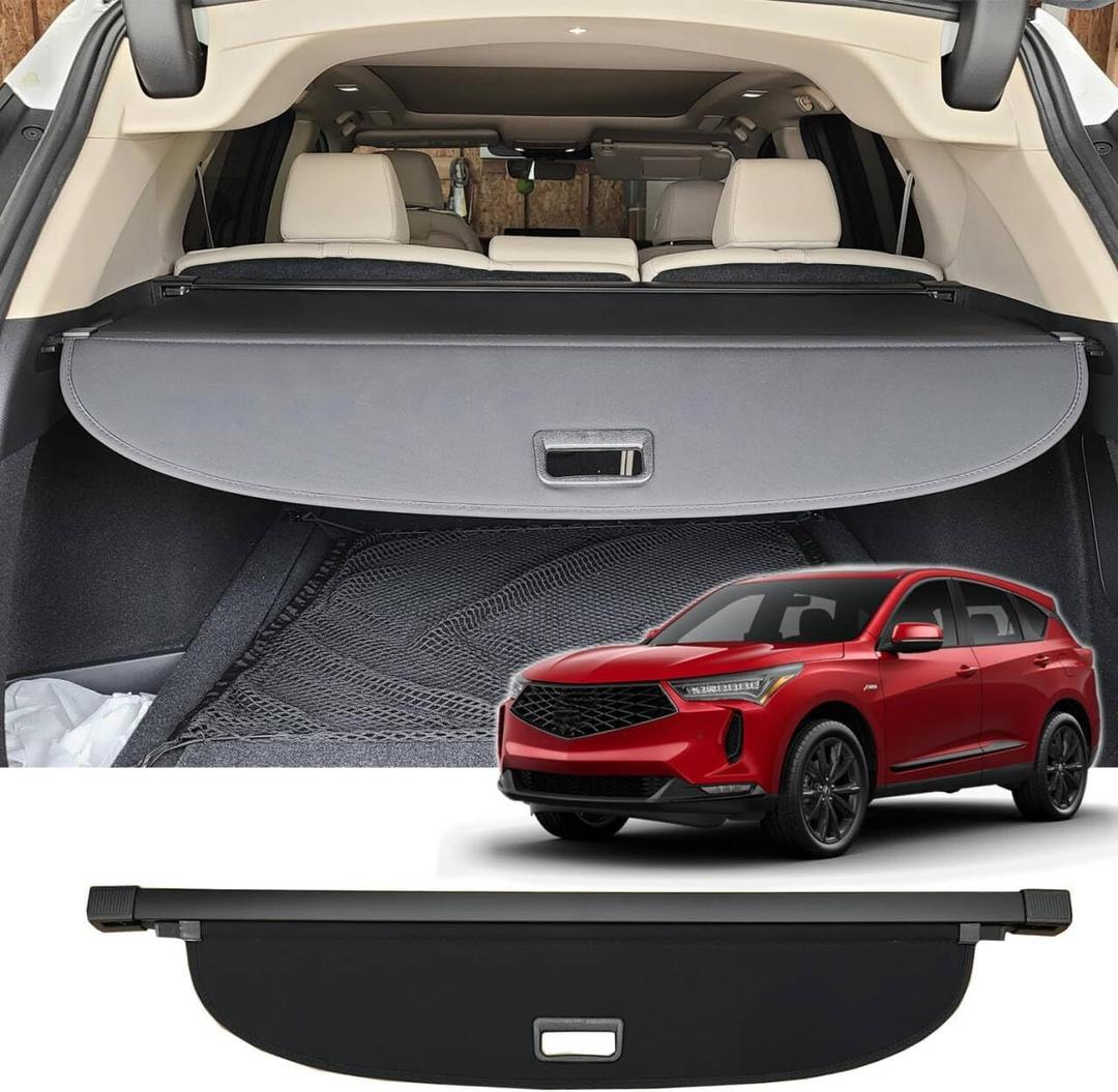 VESUL Retractable Rear Trunk Cargo Cover Compatible with Acura RDX 2019-2025 Security Shade Shield Tonneau Cover Anti-Peeping Luggage Privacy Screen