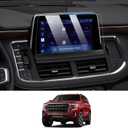 Moonlinks Tempered Glass Screen Protector Compatible with 2021-2024 Chevy Tahoe Suburban/GMC Yukon,High Definition 9H Hardness Anti-Fingerprint Protective Foil for 10.2" Navigation Display Touchscreen