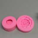 ZiXiang Flower Silicone Molds 3D Rose Flower Fondant Silicone Molds For Cake Decorating Cupcake Topper Polymer Clay Candy Chocolate Gum Paste Set Of 3
