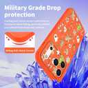 TURYXIA Christmas Phone Case for iPhone 17 Pro Max Glitter Cute Merry Christmas Pattern for Women Boys Girls Girly Sparkly Soft Xmas Holiday Phone Cover for iPhone 17 Pro Max, Gingerbread Man