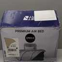 Twin Air Mattress with Headboard, Built-in Pump, 600 lbs Heavy-Duty Support, 48-Hour Leak-Tested PVC, 19" Raised Comfort Design, 2.5 Min Fast Inflation, Inflatable Mattress for Home, Guests & Camping (Grey)