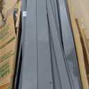 Harper & Bright Designs Queen Size Murphy Bed with Storage Shelves and LED Lights, Easy Fold Wood Wall Bed Frame, Gray Cabinet Queen Storage Bed for Guest Room Home Office