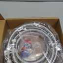 CarBole 10FT Stainless Steel Braided Fuel Line, 5/16" I.D. Diesel Hose Swap EFI PTFE with Fittings for Automotive Fuels Lubricants Coolants