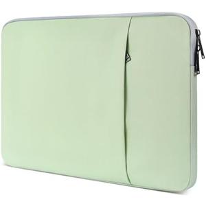 14 inch MacBook Air Sleeve, Padded Shockproof Travel Carrying Case for 2025-2023 MacBook Air 15 inch M4 M3 M2 Chip A3241 A3114 A2941 Water-Resistant Laptop Cover Slim Accessories Bag -Mint Green