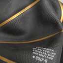 Senston 27.5''/29.5'' Outdoor Basketball Excellent Elasticity/Grip Rubber Basketballs with Pump, Durable Size 5/7 Men Basketball (Black/Gold)