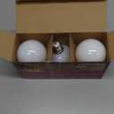 Philips LED Frosted Non-Dimmable Globe G25 Light Bulb - Pack of 3 - EyeComfort Flicker Free - 3.8W = 40W - 350 Lumen - Soft White (2700K) - E26 Medium Base - Indoor - Title 20