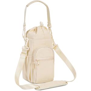 sportsnew Water Bottle Holder with Strap 32oz 40oz Insulated Water Bottle Carrier Sling Bag with Phone Pocket Crossbody