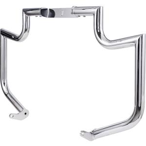 1.5" Crash Bar Engine Guard Highway Freeway Bar for Honda VT1100 Shadow Spirit Sabre 2000-2007 (Silver)